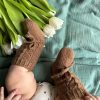 Mazuļu zeķītes ar mežģīņrakstu apraksts Mazuļu zeķītes ar mežģīņrakstu apraksts
