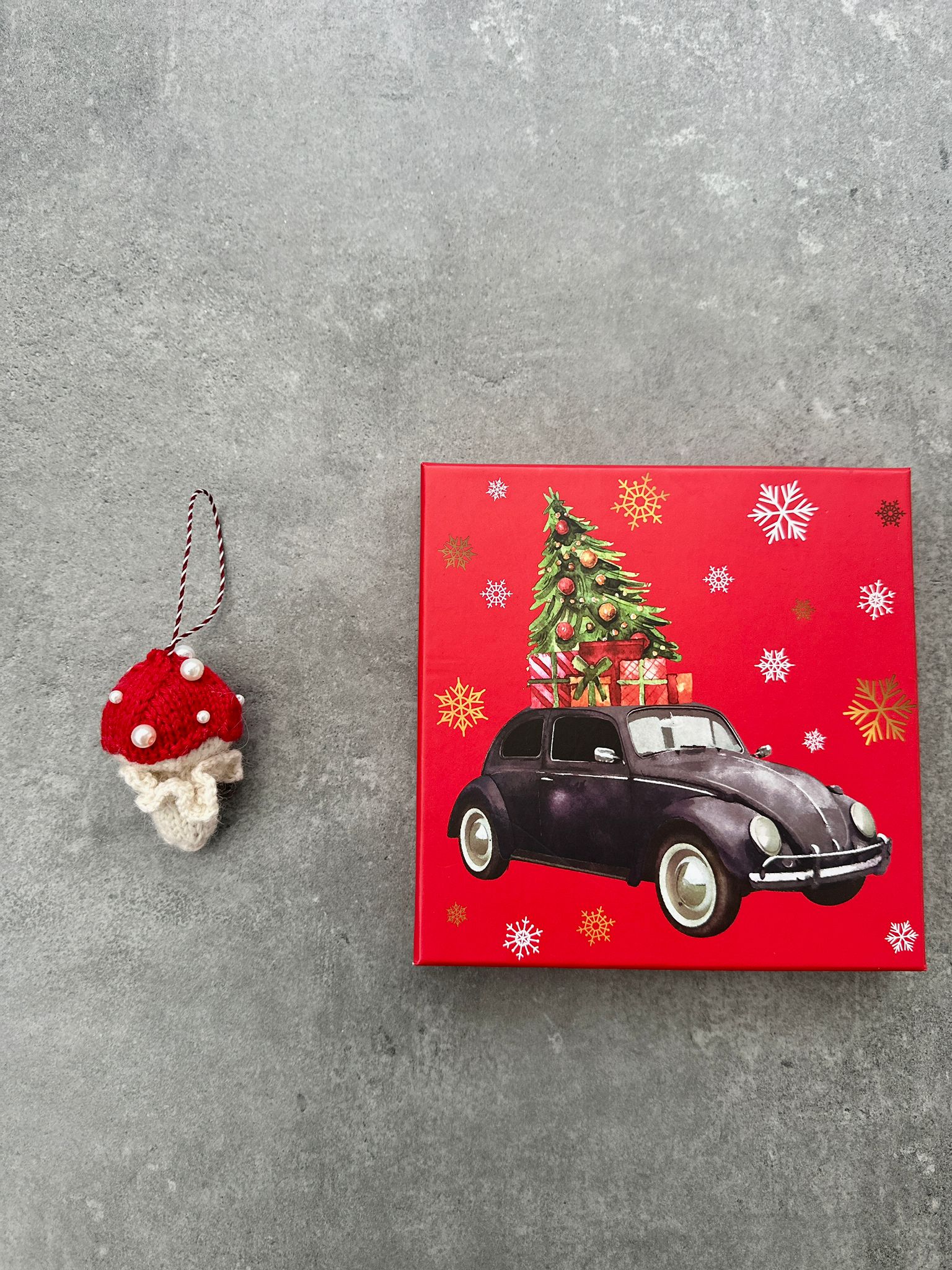 Knitting Pattern Christmas Ornament Fly Agaric