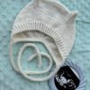 Ozoknit Baby bonnet hat with earflaps knitting pattern for newborns and babies Ozoknit Baby bonnet hat with earflaps knitting pattern for newborns and babies