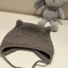 Ozoknit Baby bonnet hat with earflaps knitting pattern for newborns and babies Ozoknit Baby bonnet hat with earflaps knitting pattern for newborns and babies