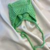 Ozoknit Baby bonnet hat with earflaps knitting pattern for newborns and babies Ozoknit Baby bonnet hat with earflaps knitting pattern for newborns and babies