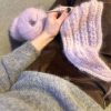 Scarf waves knitting pattern by Ozoknits, drops kid-silk