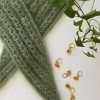 Scarf waves knitting pattern by Ozoknits, drops kid-silk