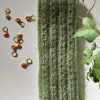 Scarf waves knitting pattern by Ozoknits, drops kid-silk