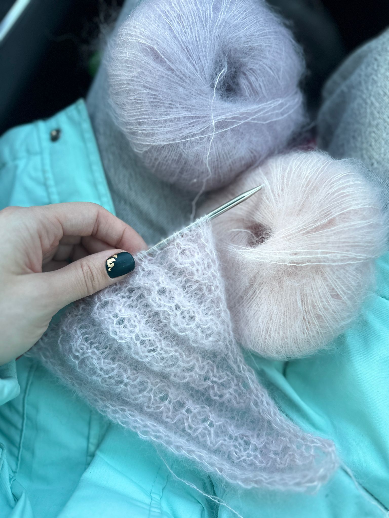 Ozoknits adīšanas apraksts – Šallīte ‘‘Viļņos’’ Ozoknits adīšanas apraksts - Šallīte ‘‘Viļņos’’