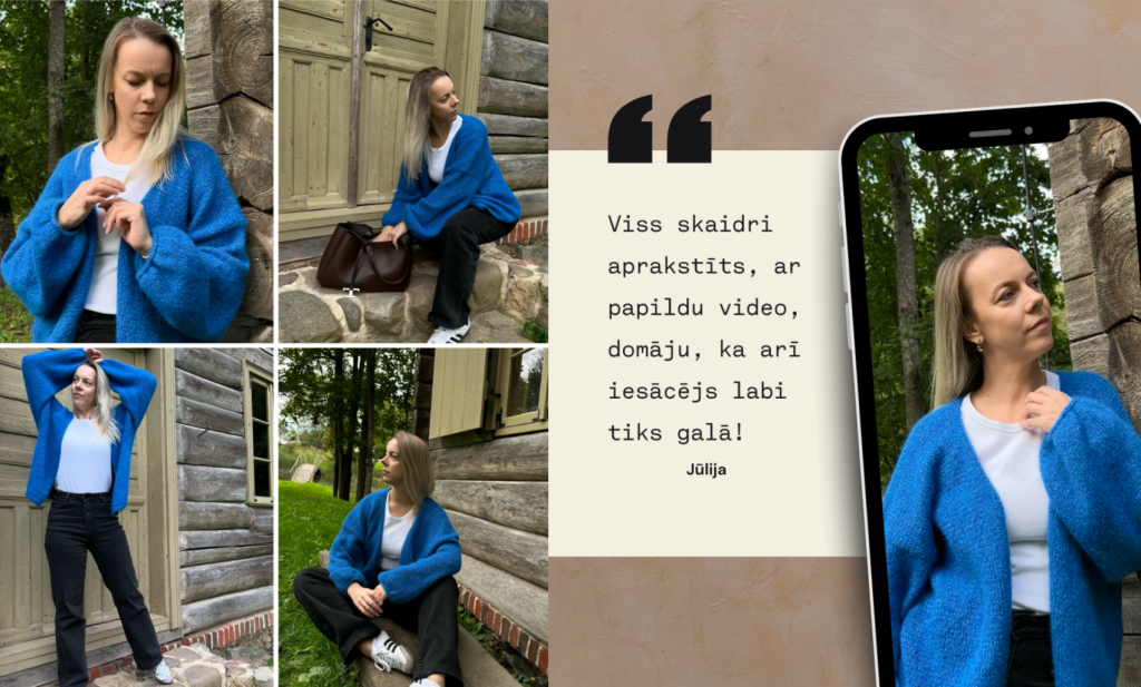 Ozoknits Kardigans Alma kopadīšana atsauksmes 