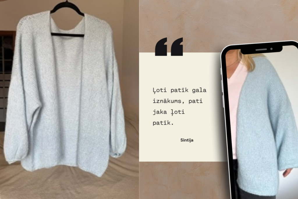 Ozoknits Kardigans Alma kopadīšana atsauksmes 